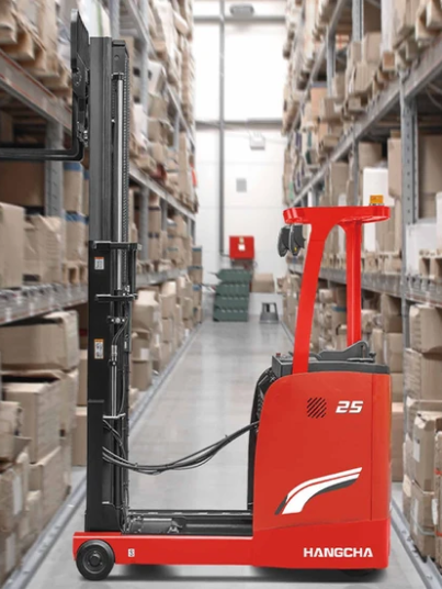 Hangcha-Hot-Sale-Electric-Reach-Truck-2-Ton-2-5-Ton-Narrow-Aisle-Forklift-Small-Electric-Forklift-Industrial-Warehouse-Material-Handling-Lift-Truck