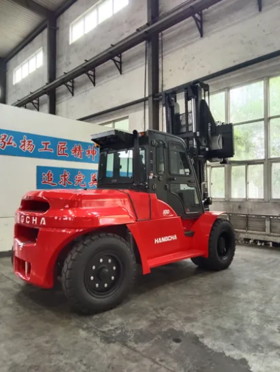 High-Performance-Cpcd80-Xw41b-8-12-Ton-Hangcha-Diesel-Forklift-Dual-Drive-Internal-Combustion-Lift-Truck-Heavy-Duty-Stable-Operation-for-Warehouse-Port